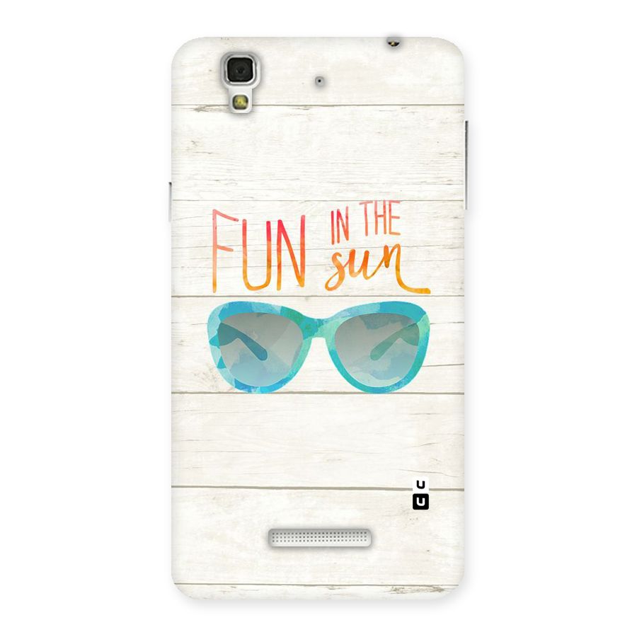Sun Fun Back Case for Yu Yureka