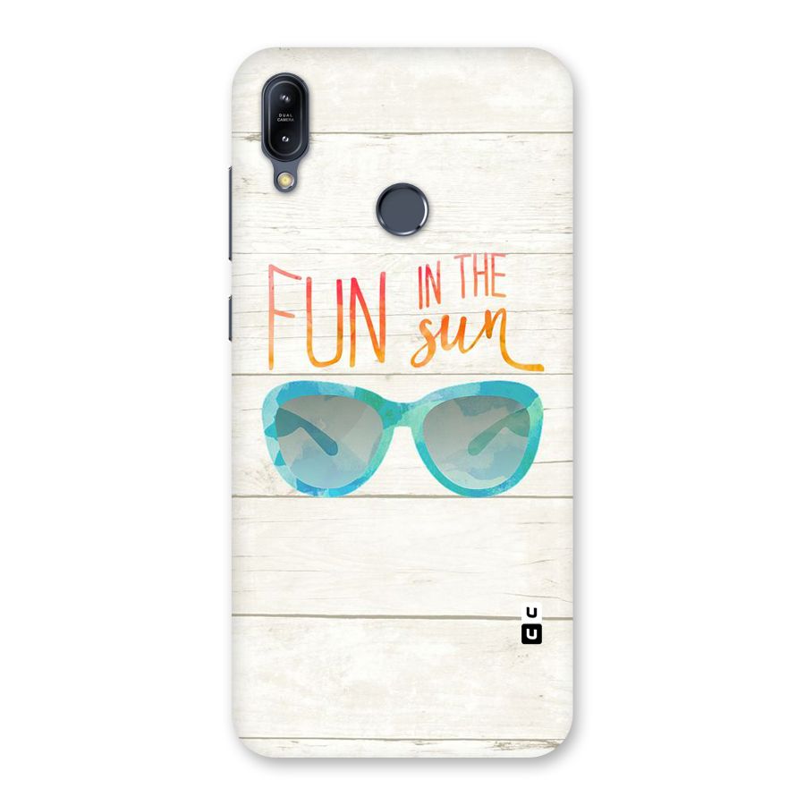 Sun Fun Back Case for Zenfone Max M2