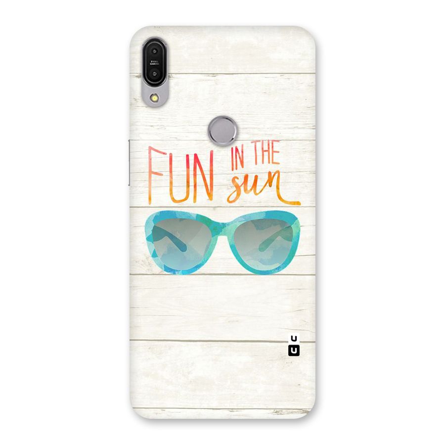 Sun Fun Back Case for Zenfone Max Pro M1