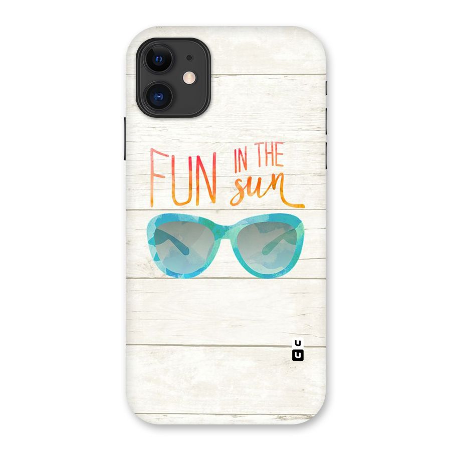 Sun Fun Back Case for iPhone 11