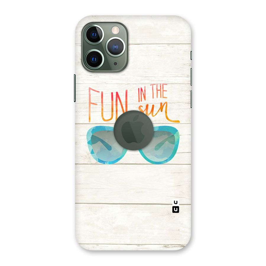 Sun Fun Back Case for iPhone 11 Pro Logo  Cut