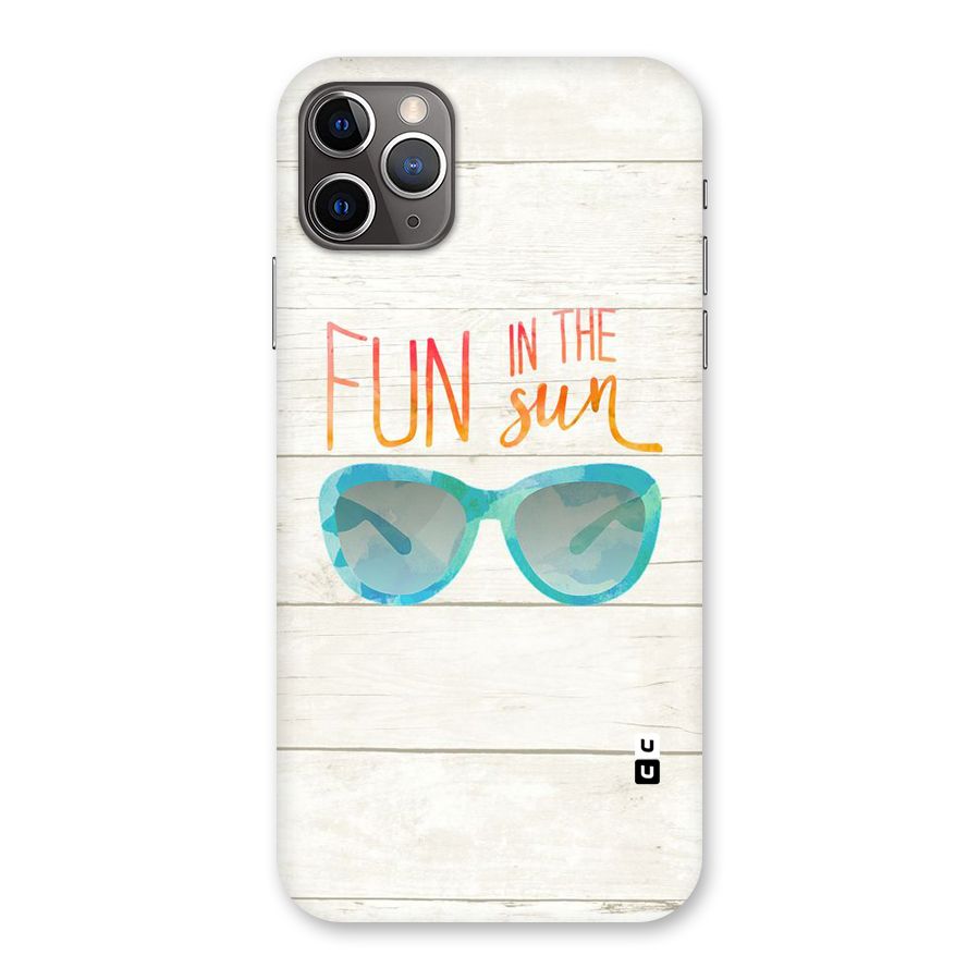 Sun Fun Back Case for iPhone 11 Pro Max