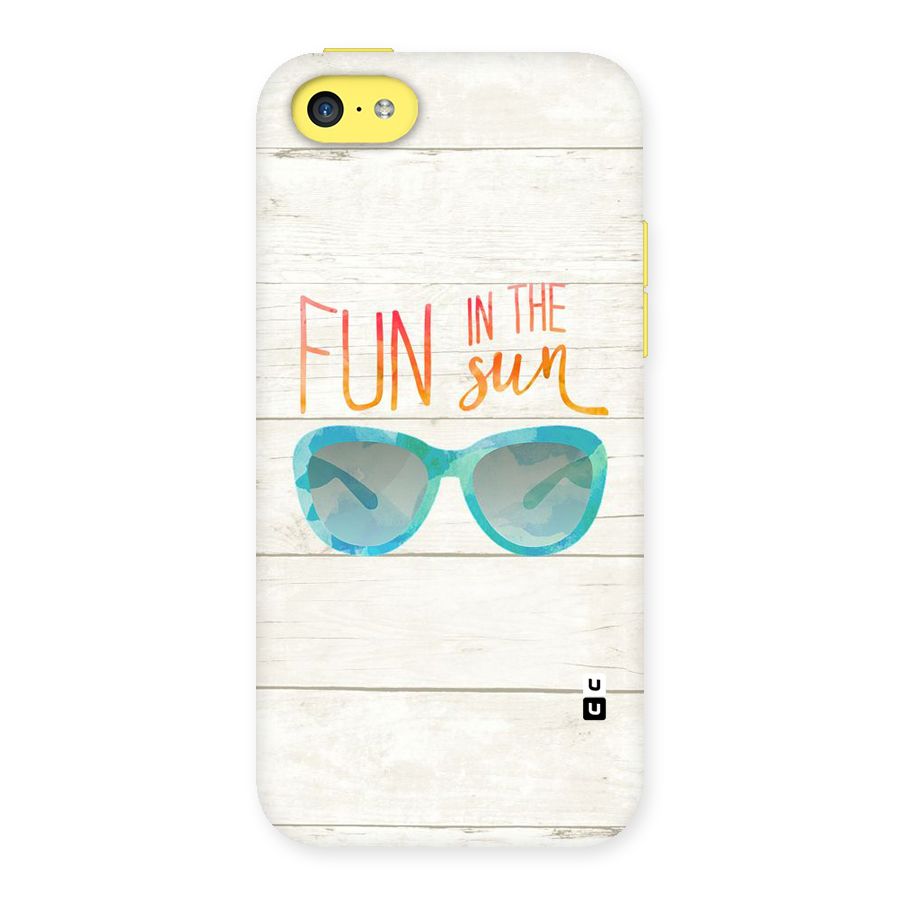 Sun Fun Back Case for iPhone 5C
