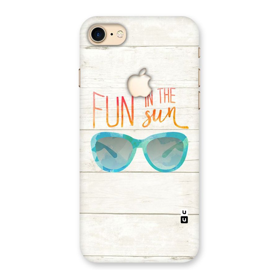 Sun Fun Back Case for iPhone 7 Apple Cut