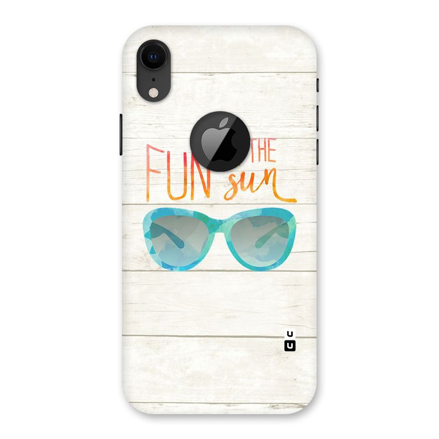 Sun Fun Back Case for iPhone XR Logo Cut