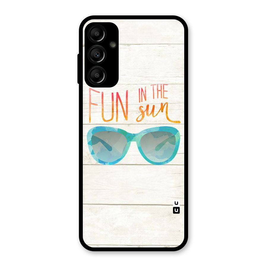 Sun Fun Glass Back Case for Galaxy A14 5G