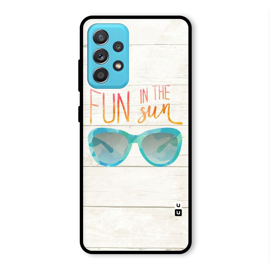 Sun Fun Glass Back Case for Galaxy A52