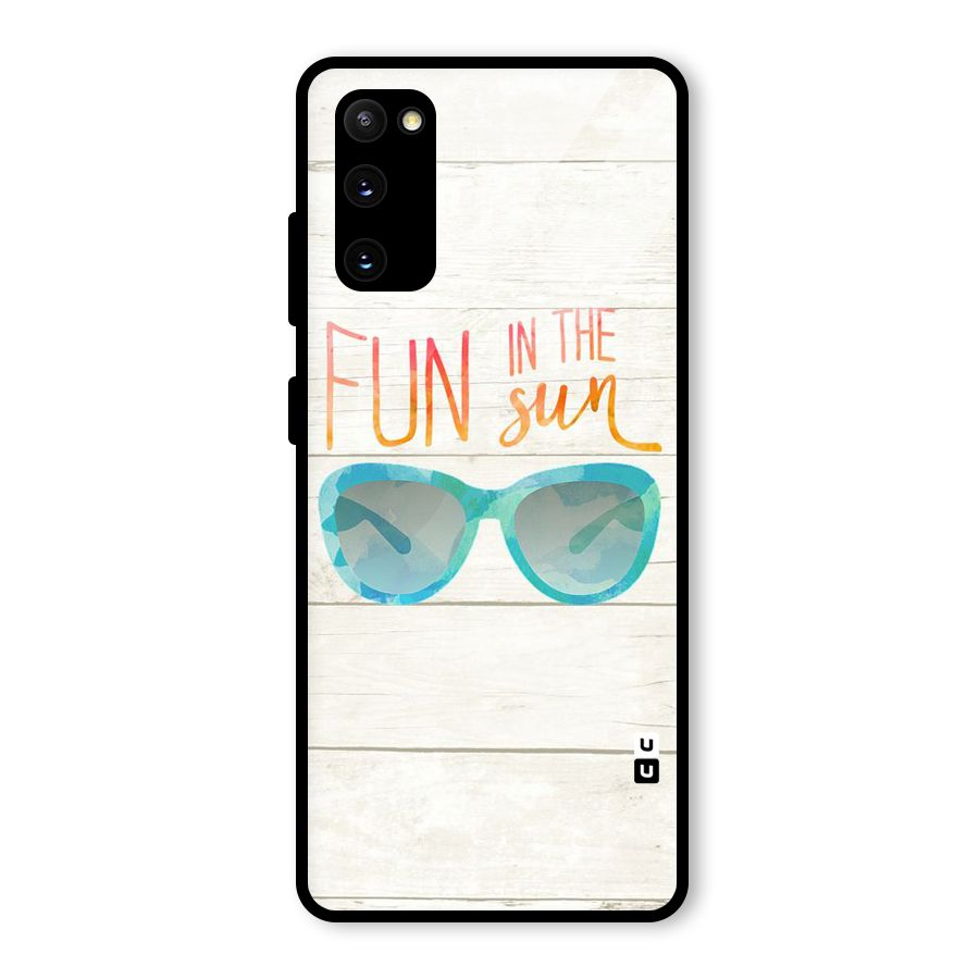 Sun Fun Glass Back Case for Galaxy S20 FE 5G