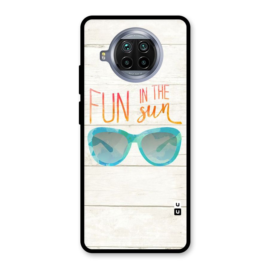 Sun Fun Glass Back Case for Mi 10i