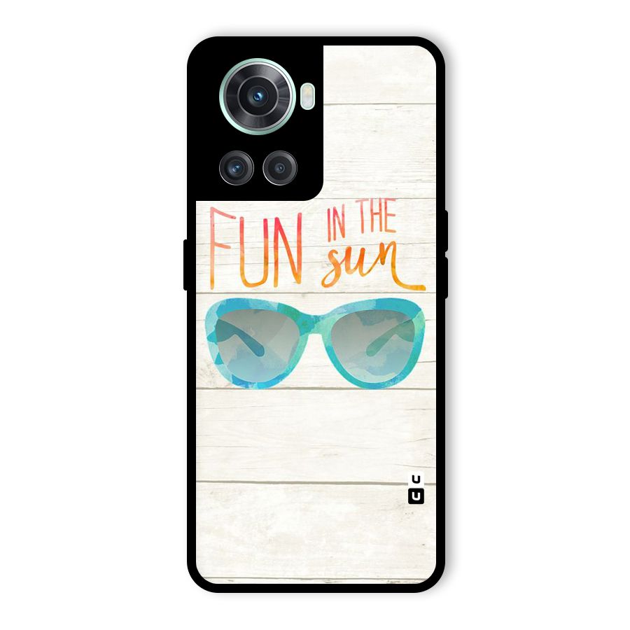 Sun Fun Glass Back Case for OnePlus 10R