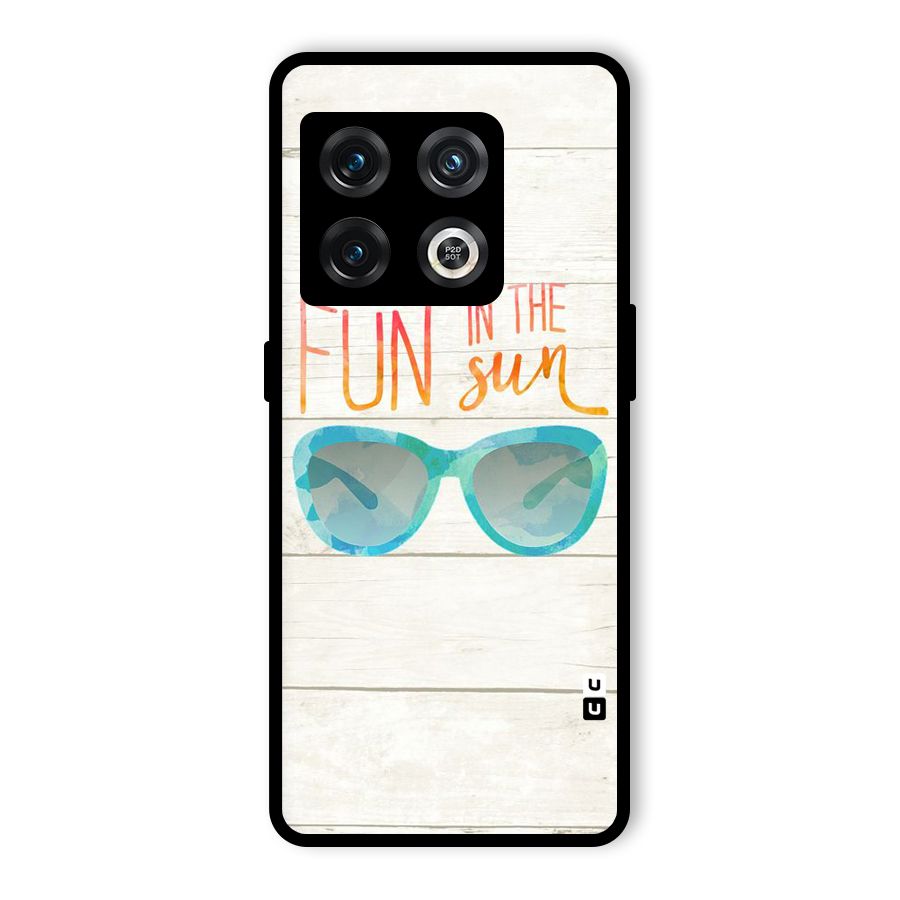 Sun Fun Glass Back Case for OnePlus 10 Pro 5G