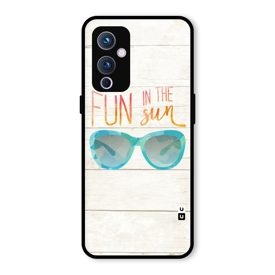 Sun Fun Glass Back Case for OnePlus 9