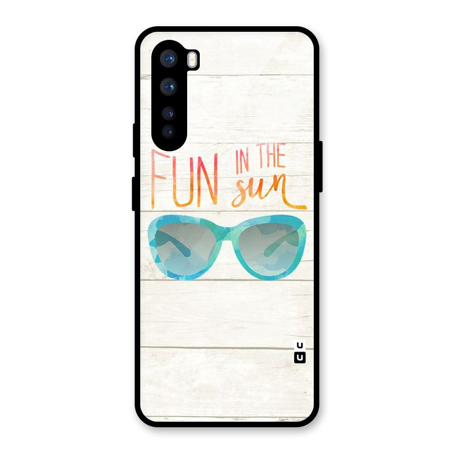 Sun Fun Glass Back Case for OnePlus Nord