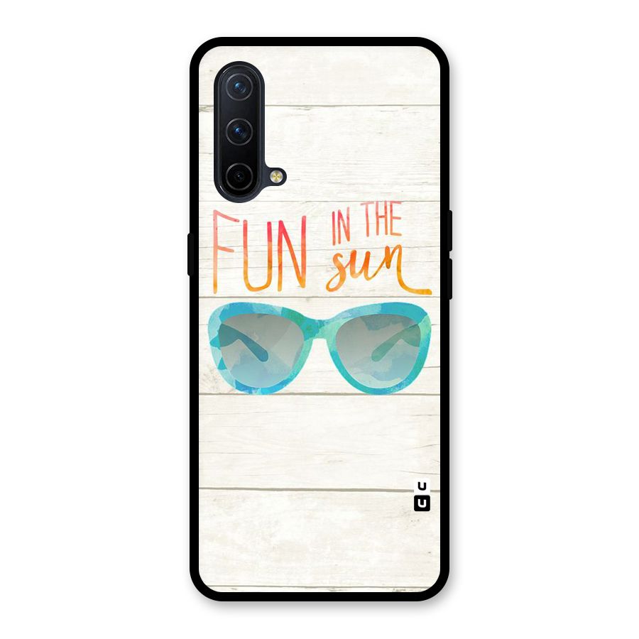 Sun Fun Glass Back Case for OnePlus Nord CE 5G