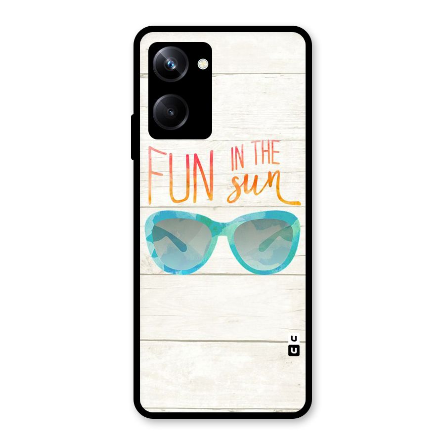 Sun Fun Glass Back Case for Realme 10 Pro