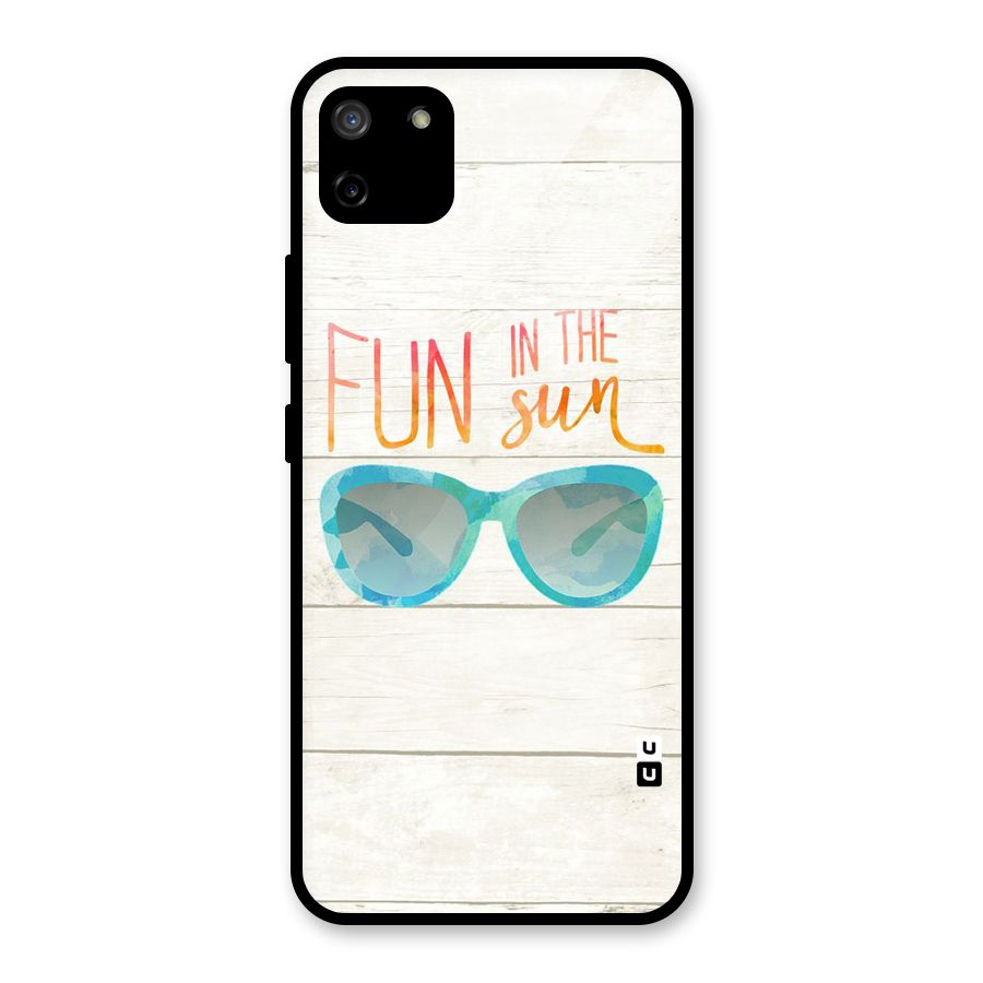 Sun Fun Glass Back Case for Realme C11