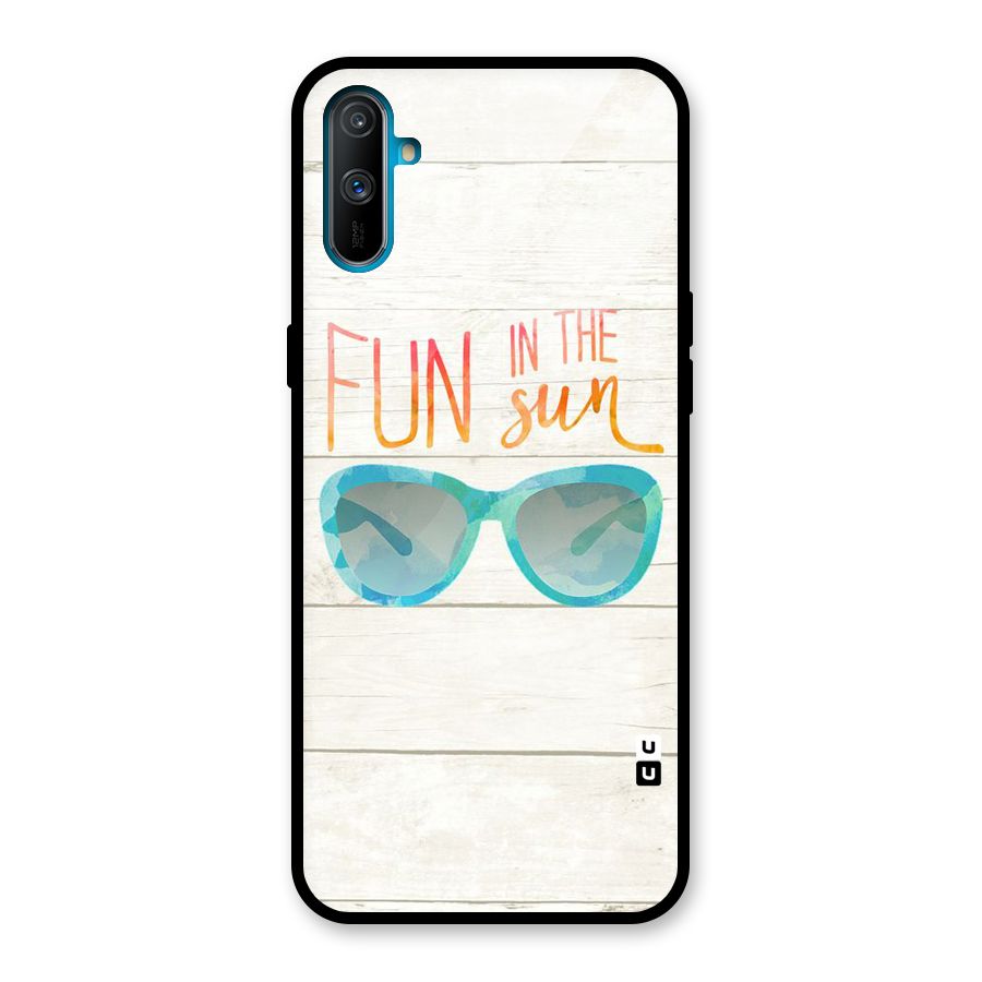 Sun Fun Glass Back Case for Realme C3