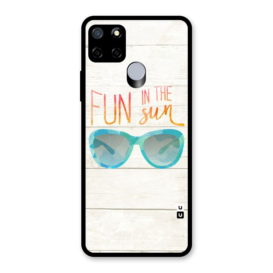 Sun Fun Glass Back Case for Realme Narzo 20