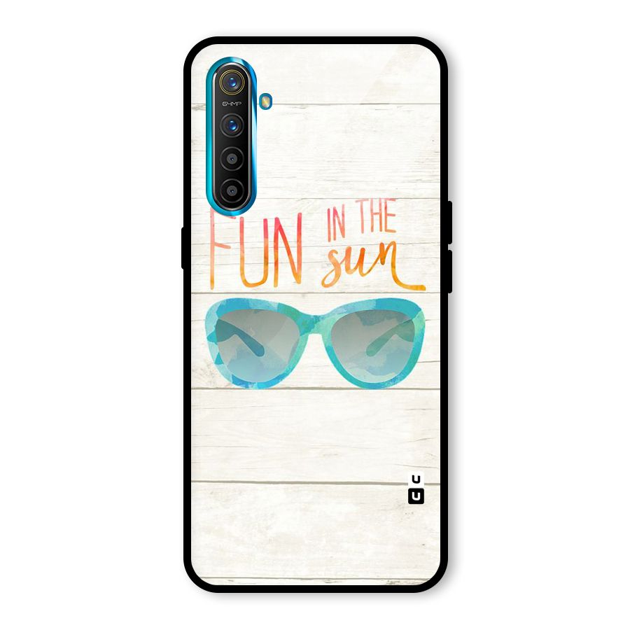 Sun Fun Glass Back Case for Realme X2