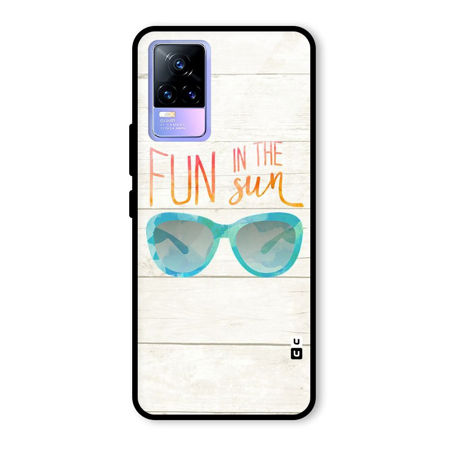 Sun Fun Glass Back Case for Vivo Y73