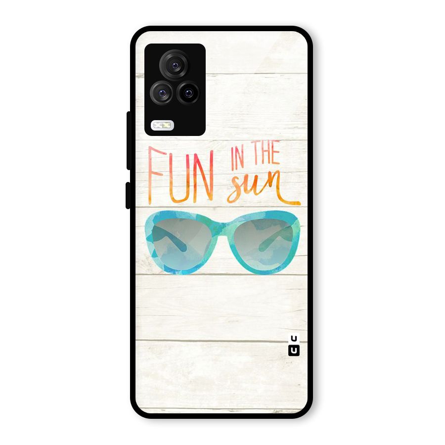 Sun Fun Glass Back Case for Vivo iQOO 7 Legend 5G