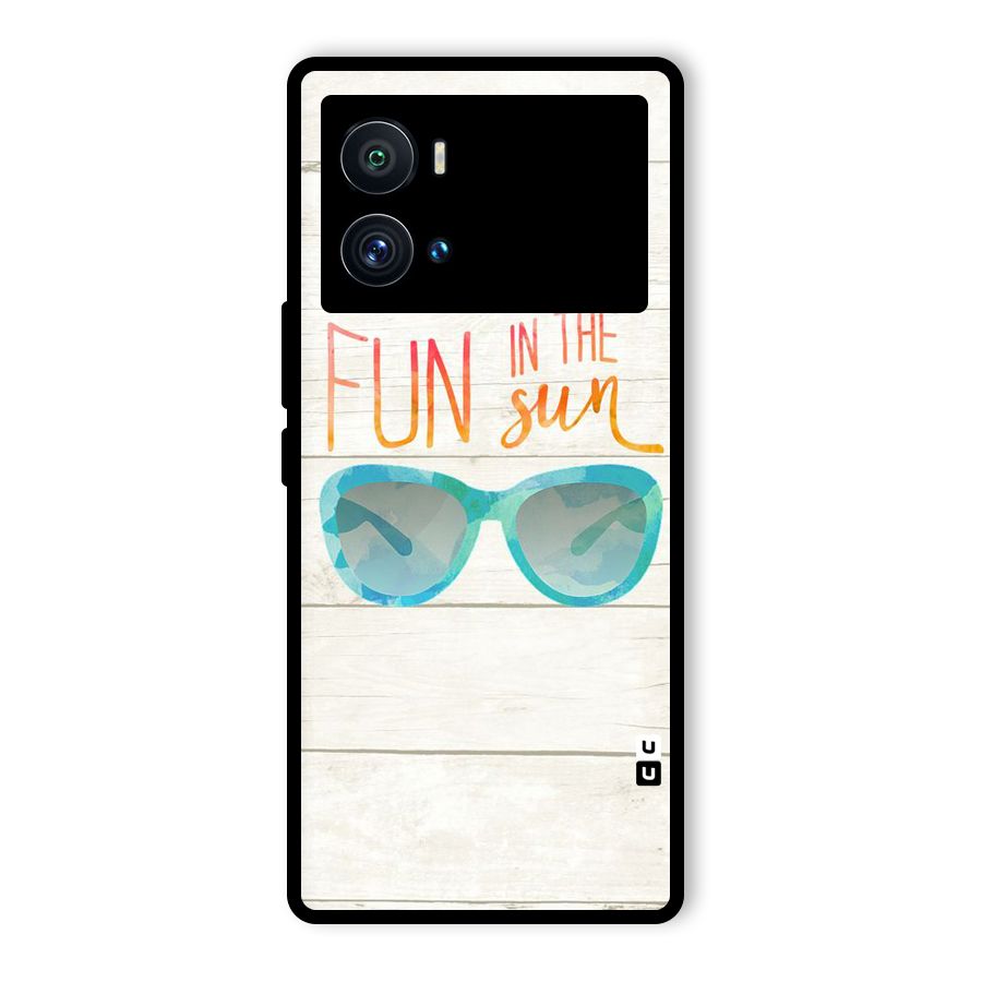 Sun Fun Glass Back Case for Vivo iQOO 9 Pro