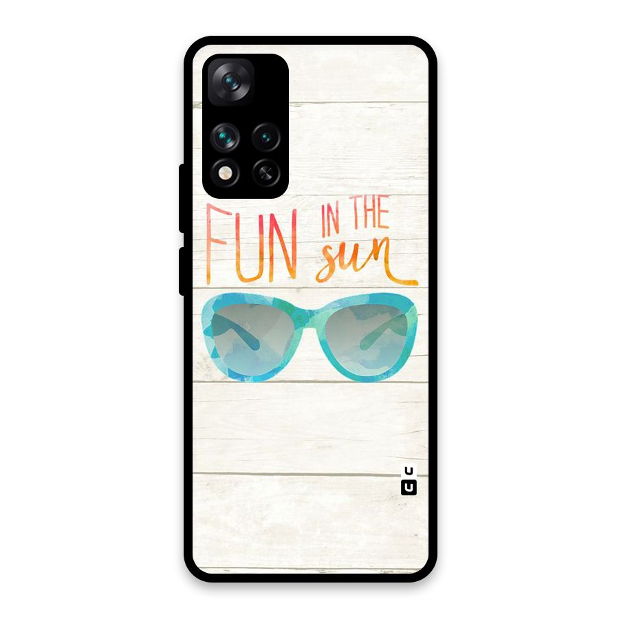 Sun Fun Glass Back Case for Xiaomi 11i HyperCharge 5G