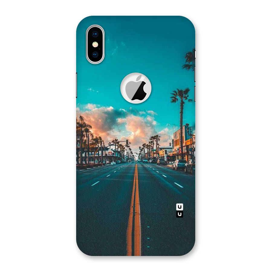 Sundown Road Back Case for iPhone X Logo Cut