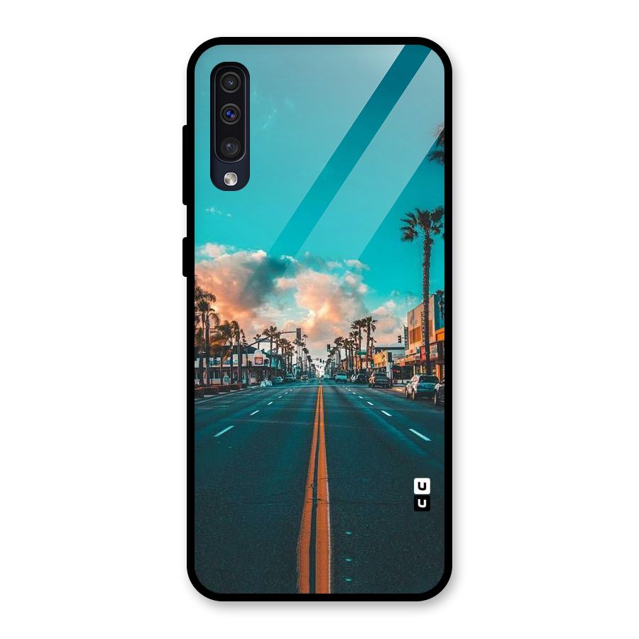 Sundown Road Glass Back Case for Galaxy A50