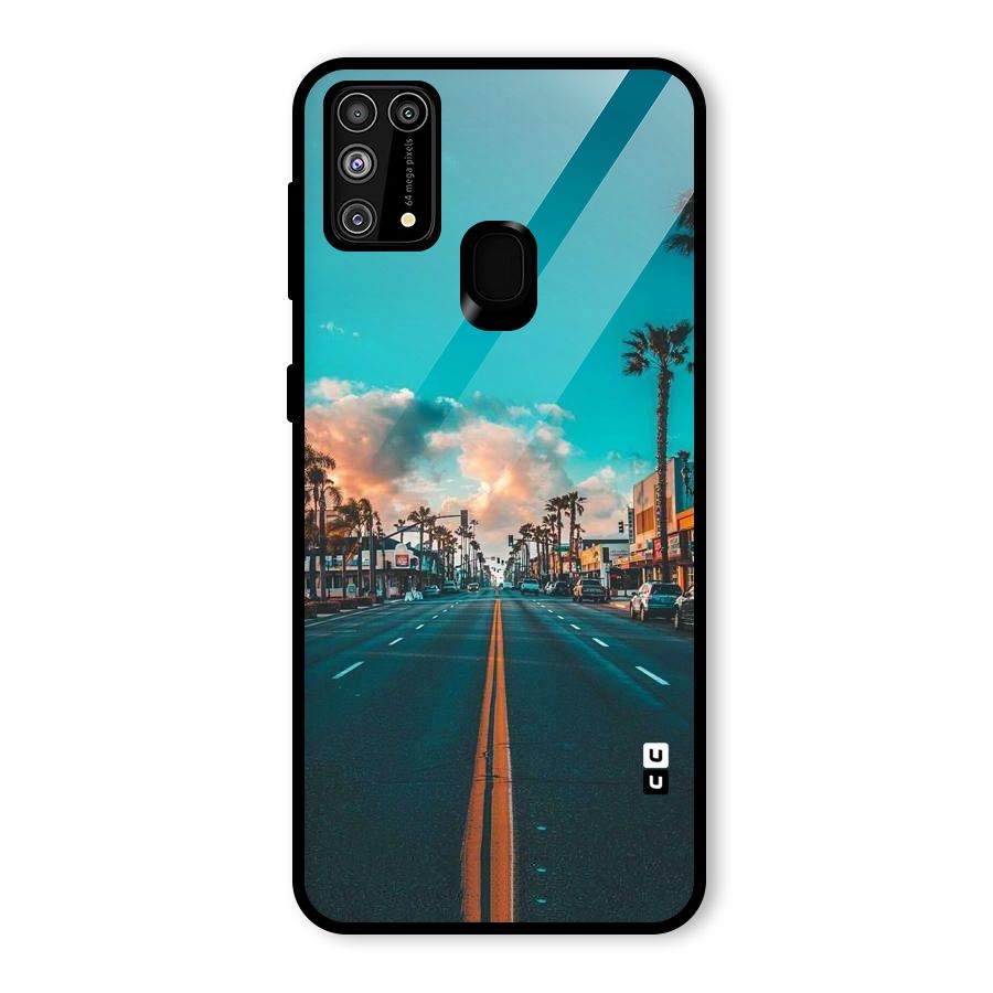 Sundown Road Glass Back Case for Galaxy F41