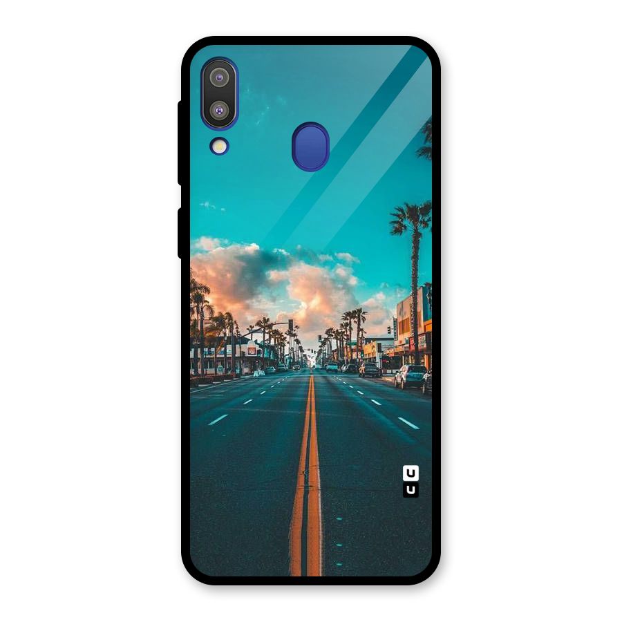 Sundown Road Glass Back Case for Galaxy M20