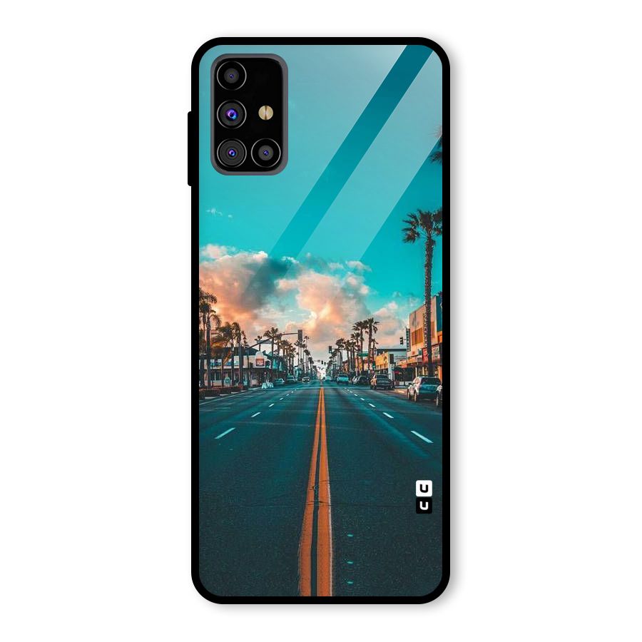 Sundown Road Glass Back Case for Galaxy M31s