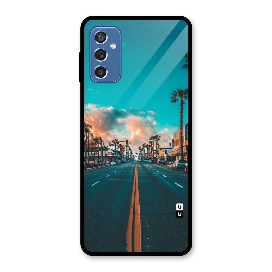 Sundown Road Glass Back Case for Galaxy M52 5G