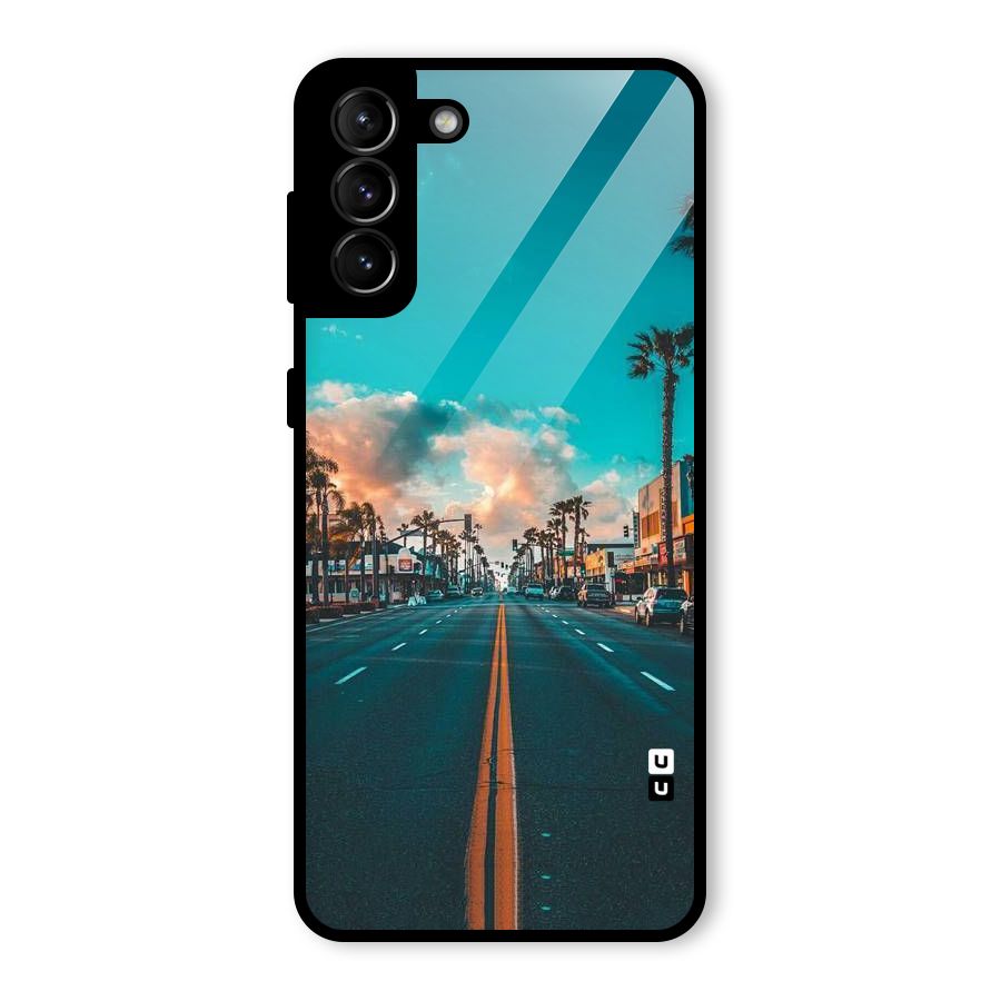 Sundown Road Glass Back Case for Galaxy S21 Plus