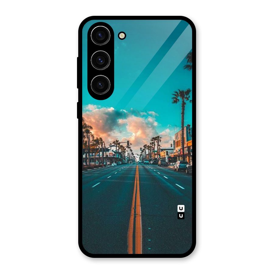 Sundown Road Glass Back Case for Galaxy S23 Plus