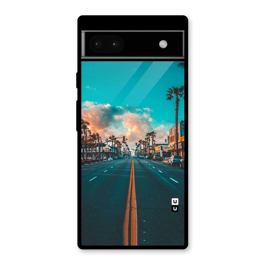 Sundown Road Glass Back Case for Google Pixel 6a
