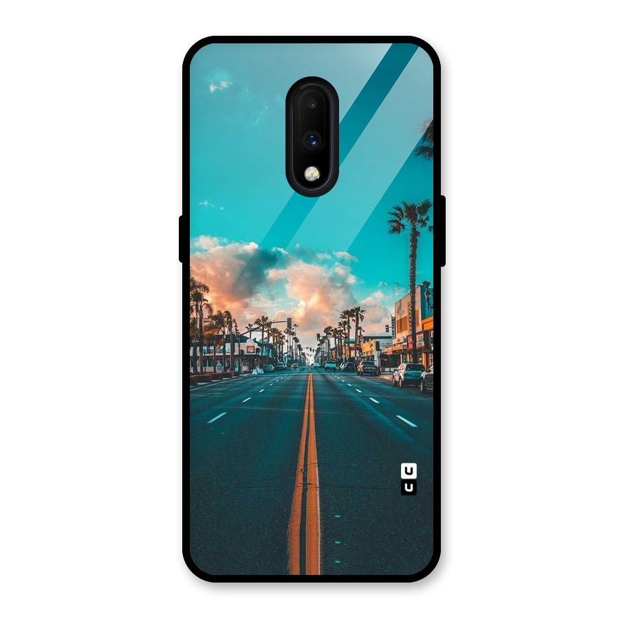 Sundown Road Glass Back Case for OnePlus 7