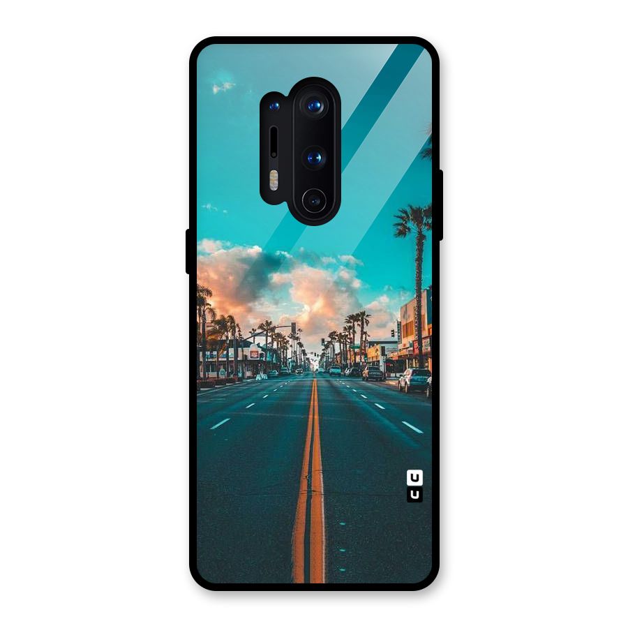 Sundown Road Glass Back Case for OnePlus 8 Pro