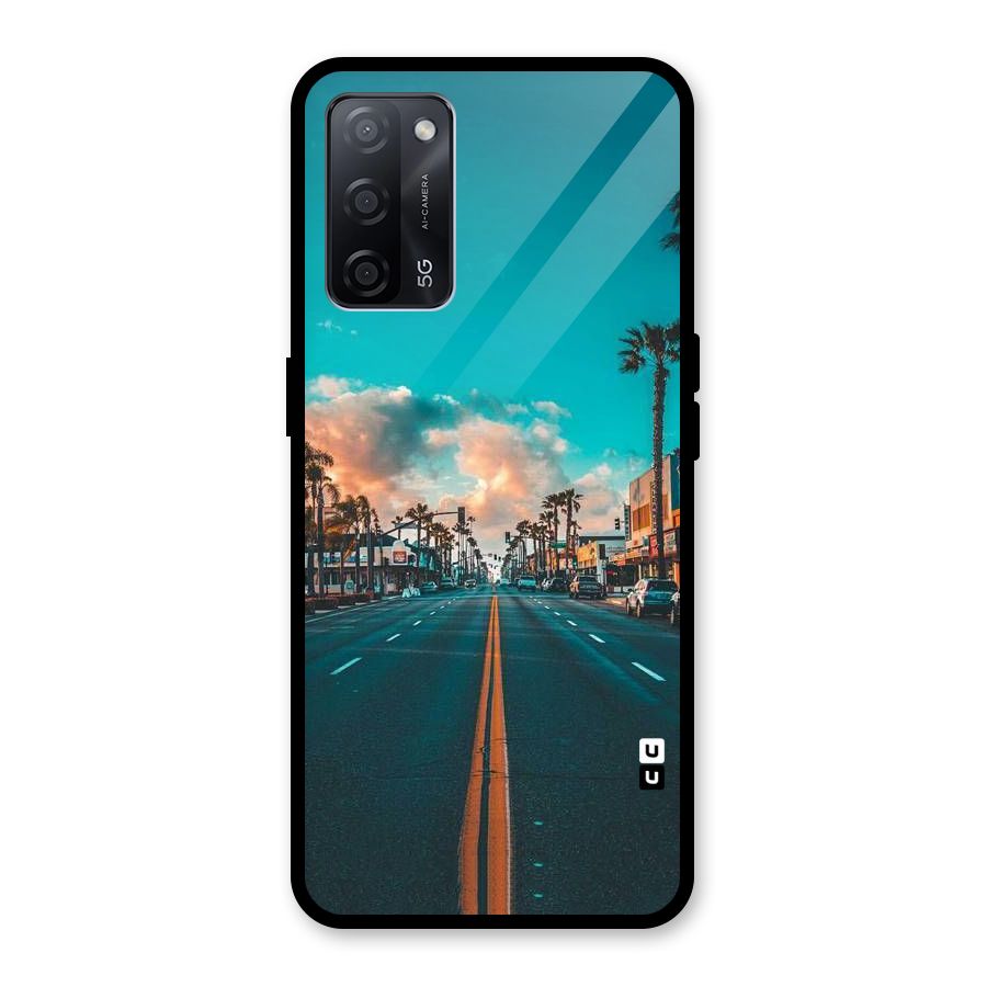 Sundown Road Glass Back Case for Oppo A53s 5G