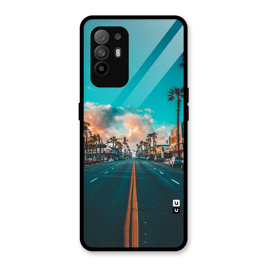 Sundown Road Glass Back Case for Oppo F19 Pro Plus 5G