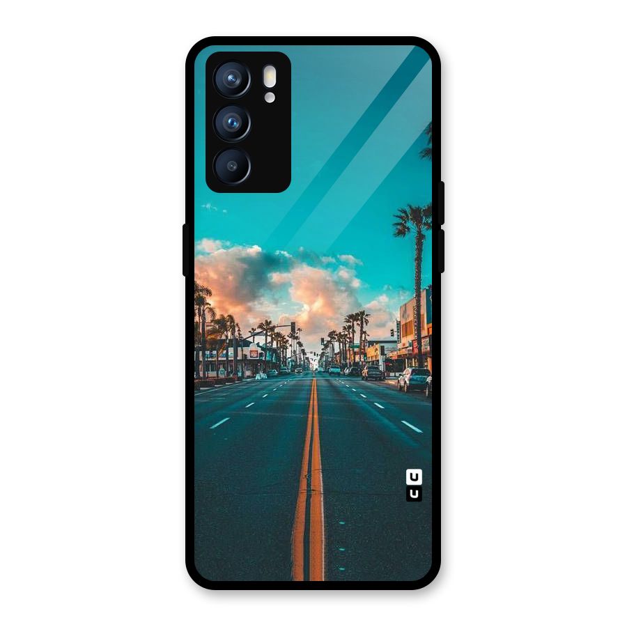 Sundown Road Glass Back Case for Oppo Reno6 5G