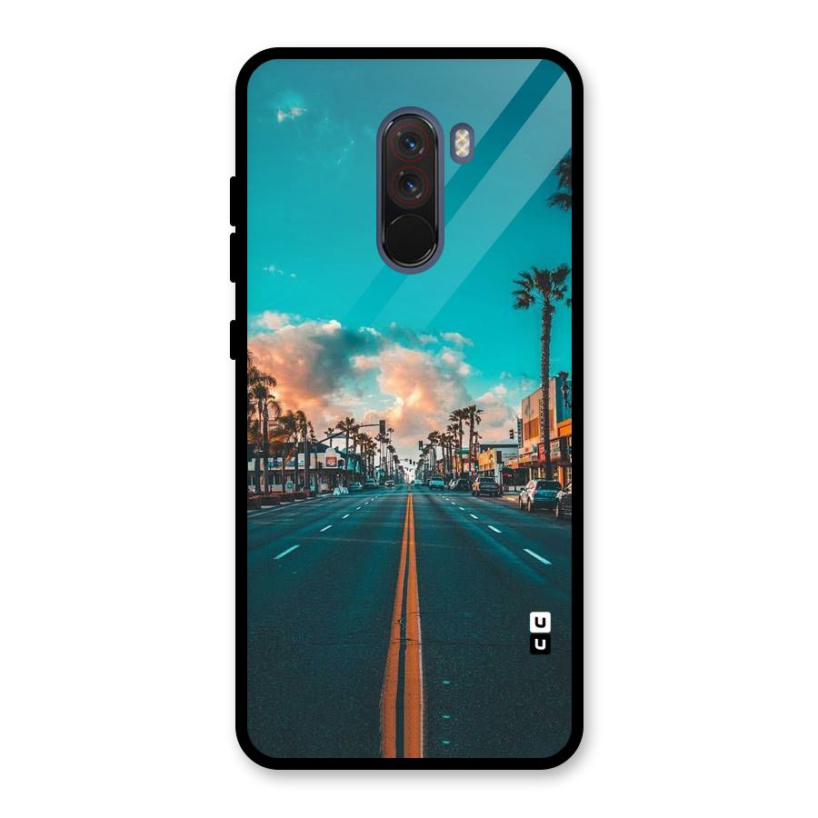 Sundown Road Glass Back Case for Poco F1