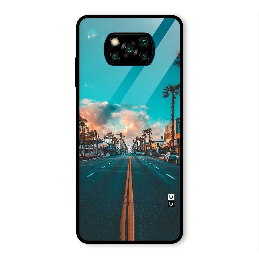 Sundown Road Glass Back Case for Poco X3 Pro