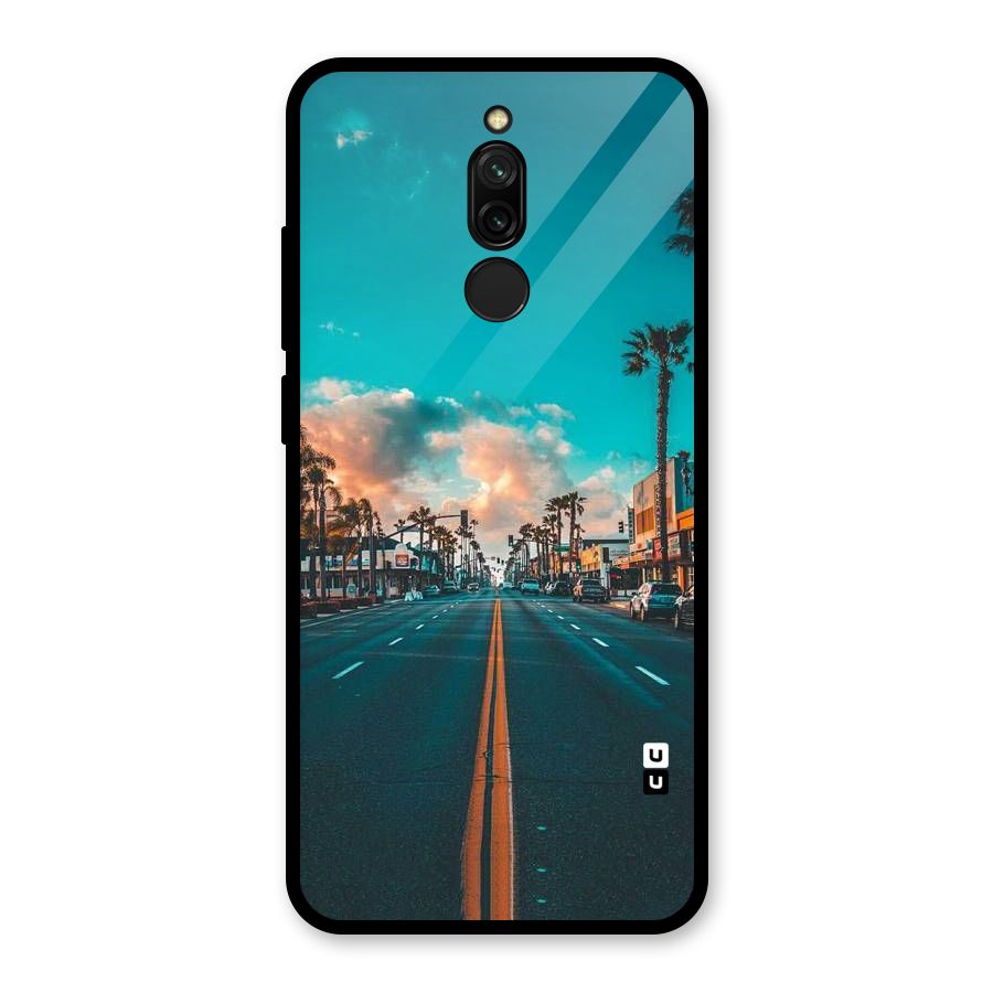Sundown Road Glass Back Case for Redmi 8