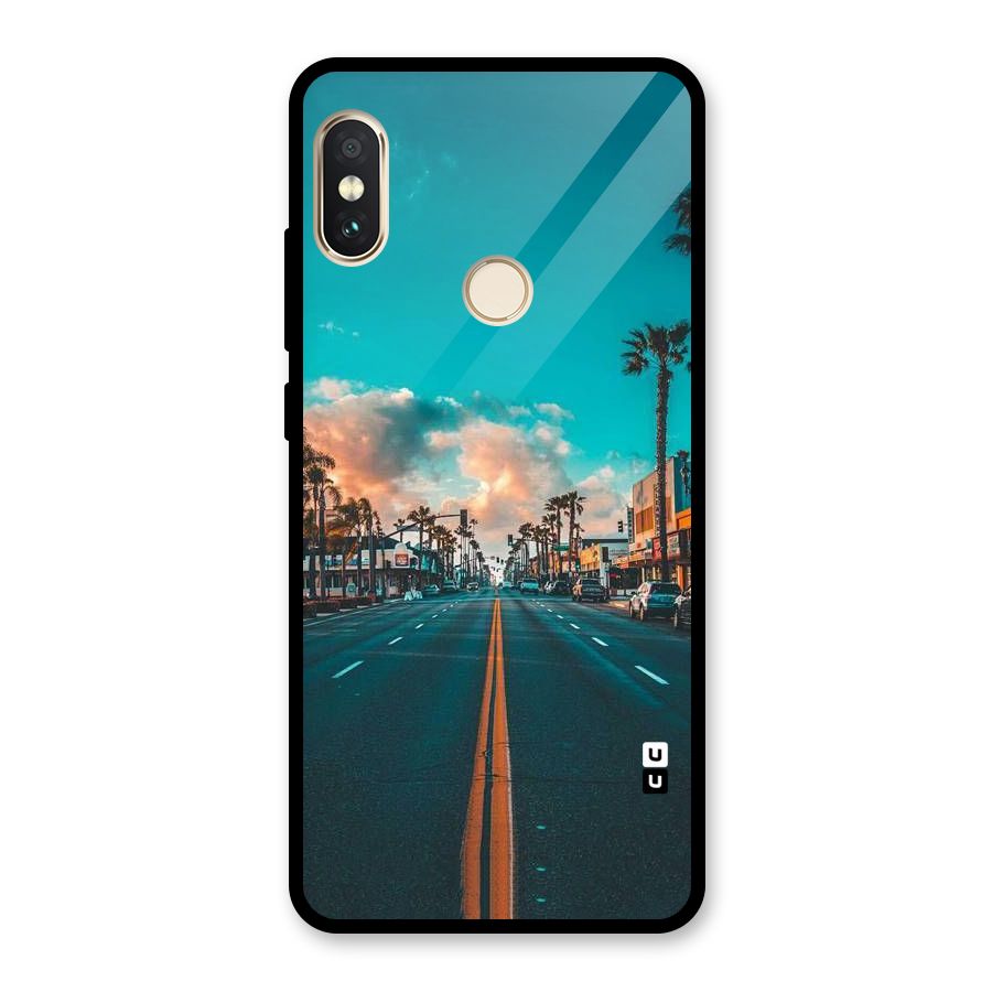 Sundown Road Glass Back Case for Redmi Note 5 Pro
