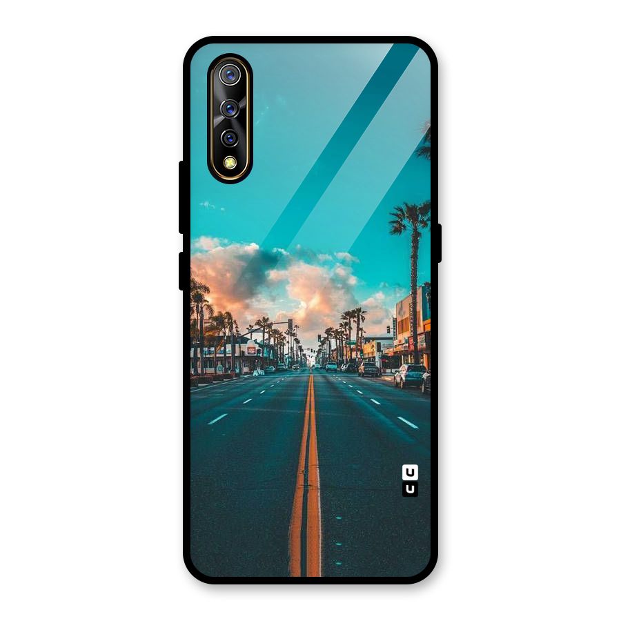 Sundown Road Glass Back Case for Vivo S1