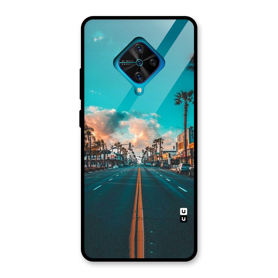 Sundown Road Glass Back Case for Vivo S1 Pro