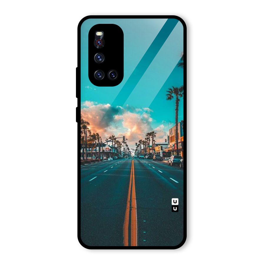 Sundown Road Glass Back Case for Vivo V19