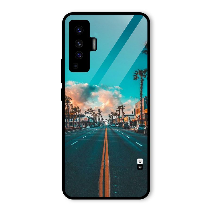 Sundown Road Glass Back Case for Vivo X50