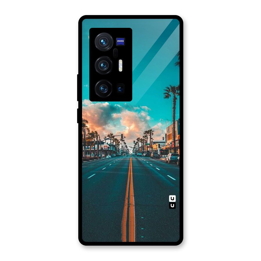 Sundown Road Glass Back Case for Vivo X70 Pro Plus